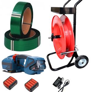Set za vezivanje trakom na baterije TES PRO 12-16mm sa 2 baterije i punjačem